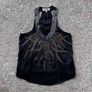 LAST CHANCE SALE! Ecoté Beaded Racerback Tank Top